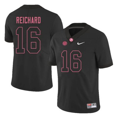 NCAA Men's Alabama Crimson Tide #16 Will Reichard Stitched College 2019 Nike Authentic Black Football Jersey DE17P48AE